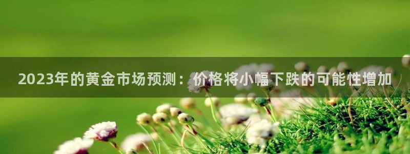 7790必发集团集团：2023年的黄金市场预测：价格将小幅下跌的可能性增加
