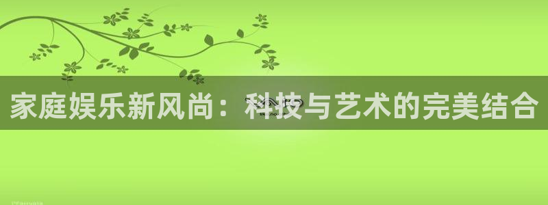 7790必发集团体育老板是谁：家庭娱乐新风尚：科技与艺术的完美结合